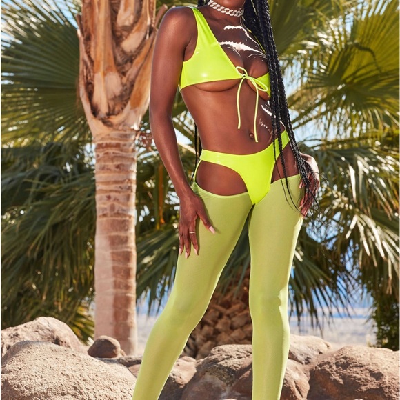 Neon Yellow  Set - Picture 2 of 2